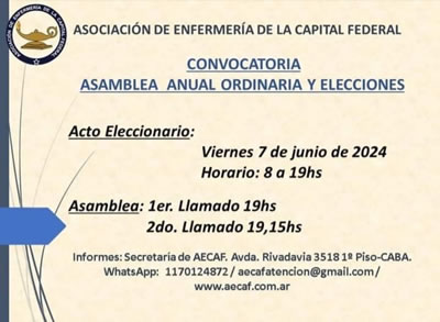 CONVOCATORIA ASAMBLEA ANUAL ORDINARIA 2024