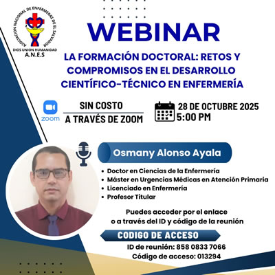 WEBINAR - LA FORMACION DOCTORAL 2025 WEBINAR - LA FORMACION DOCTORAL 2025